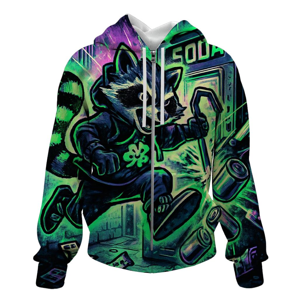 Vending Machine Portal Heist printed hoodies