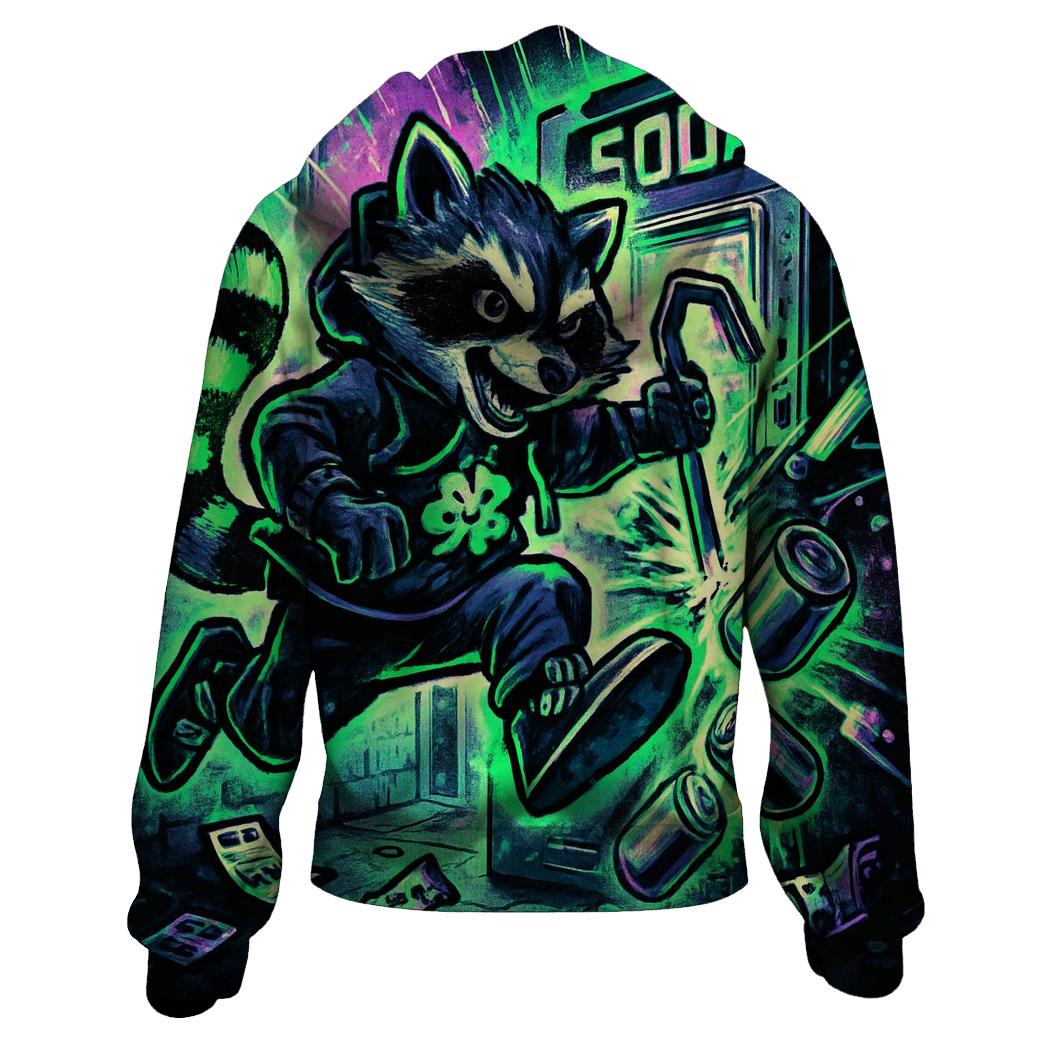 Vending Machine Portal Heist printed hoodies