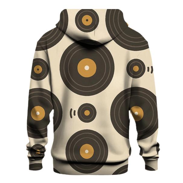 Groovy Vinyl Record Rings graphic hoodies