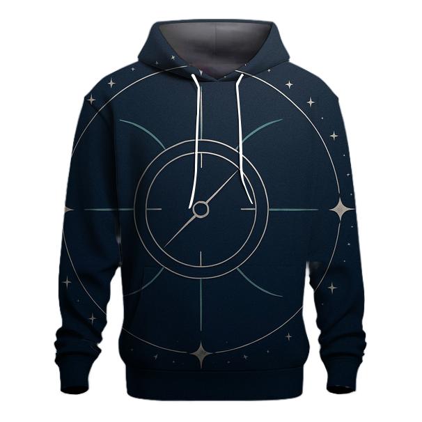 Compass Of Quiet Stars printed hoodies