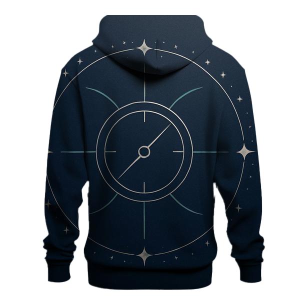 Compass Of Quiet Stars printed hoodies
