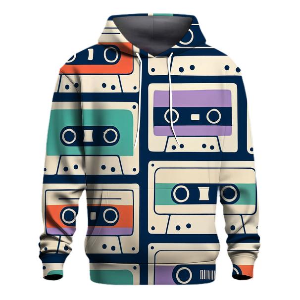 Cassette Label Color Block Parade hoodies fashion