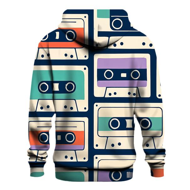 Cassette Label Color Block Parade hoodies fashion