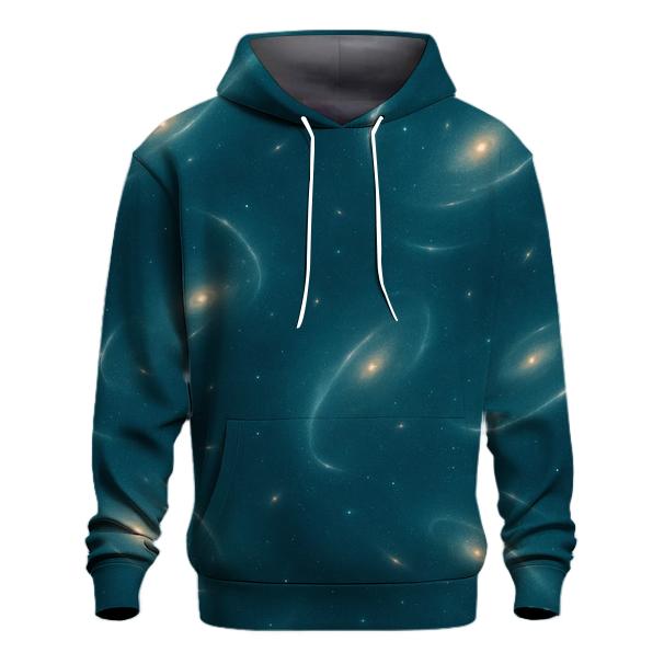 Gravitational Lens Arc Lattice custom hoodies