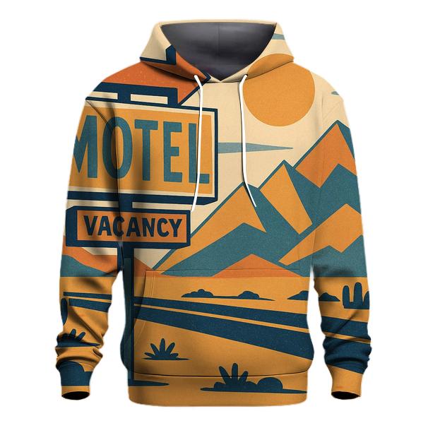 Desert Motel Postcard Geometry premium hoodies