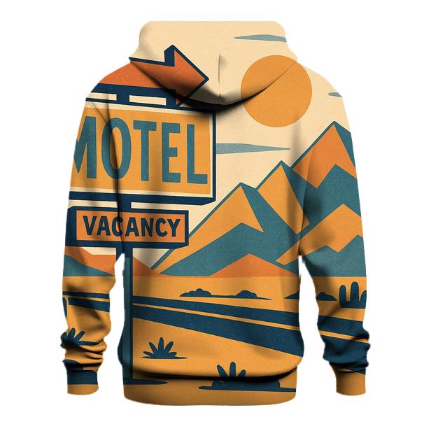 Desert Motel Postcard Geometry premium hoodies