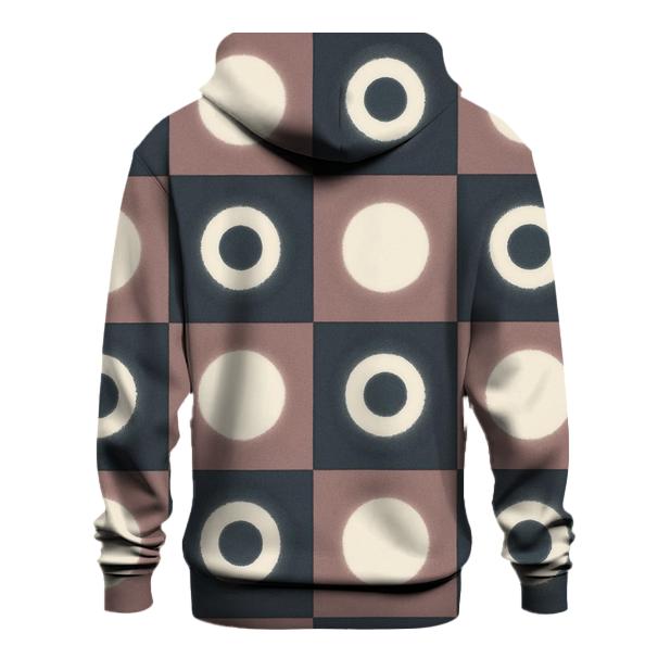 Itajime Lunar Eclipse Tile Grid embroidered hoodies