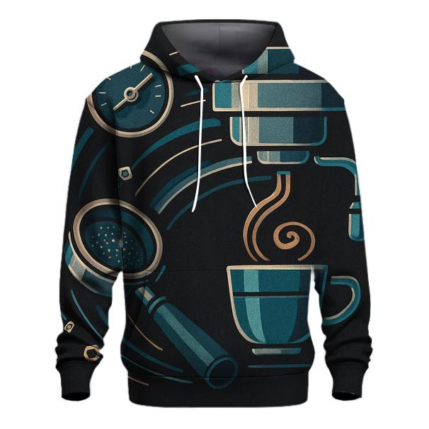 Espresso Arc Mechanism hoodie styles