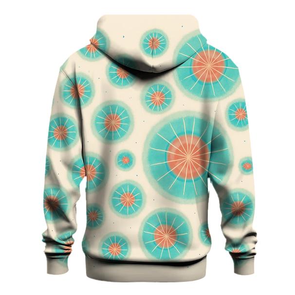 Kumo Comet Rosette Constellation printed hoodies