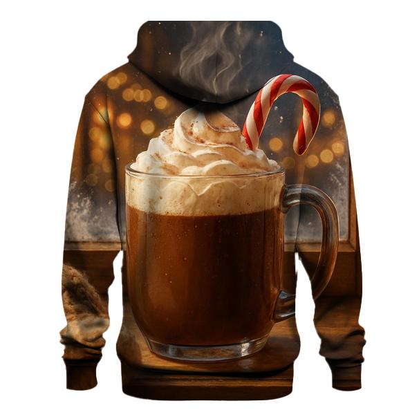Hot Cocoa On The Frosted Windowsill pullover hoodies