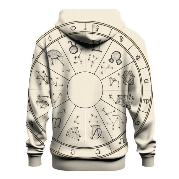 Zodiac Wheel With Planetary Dignities Chart hoodie trends