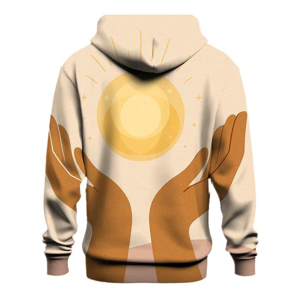 Hands Of Shared Light zip-up hoodies
