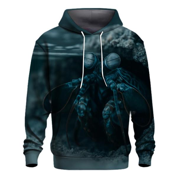 Tidepool Prism Peacock Mantis Shrimp pullover hoodies