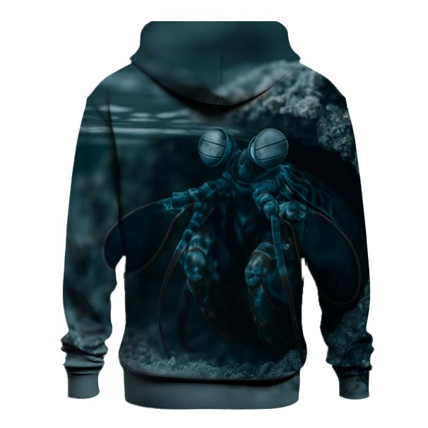 Tidepool Prism Peacock Mantis Shrimp pullover hoodies