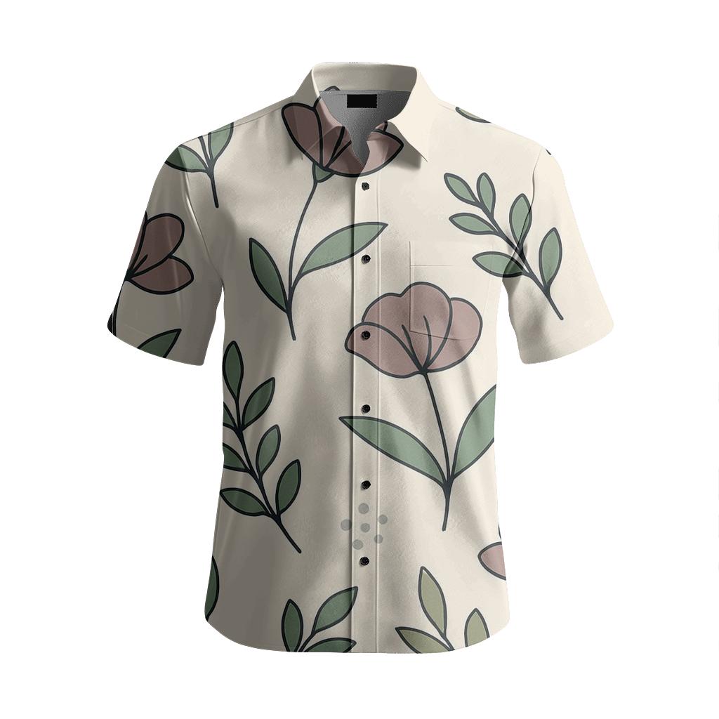Lunar Herbarium Botanical Scatter custom embroidered shirts