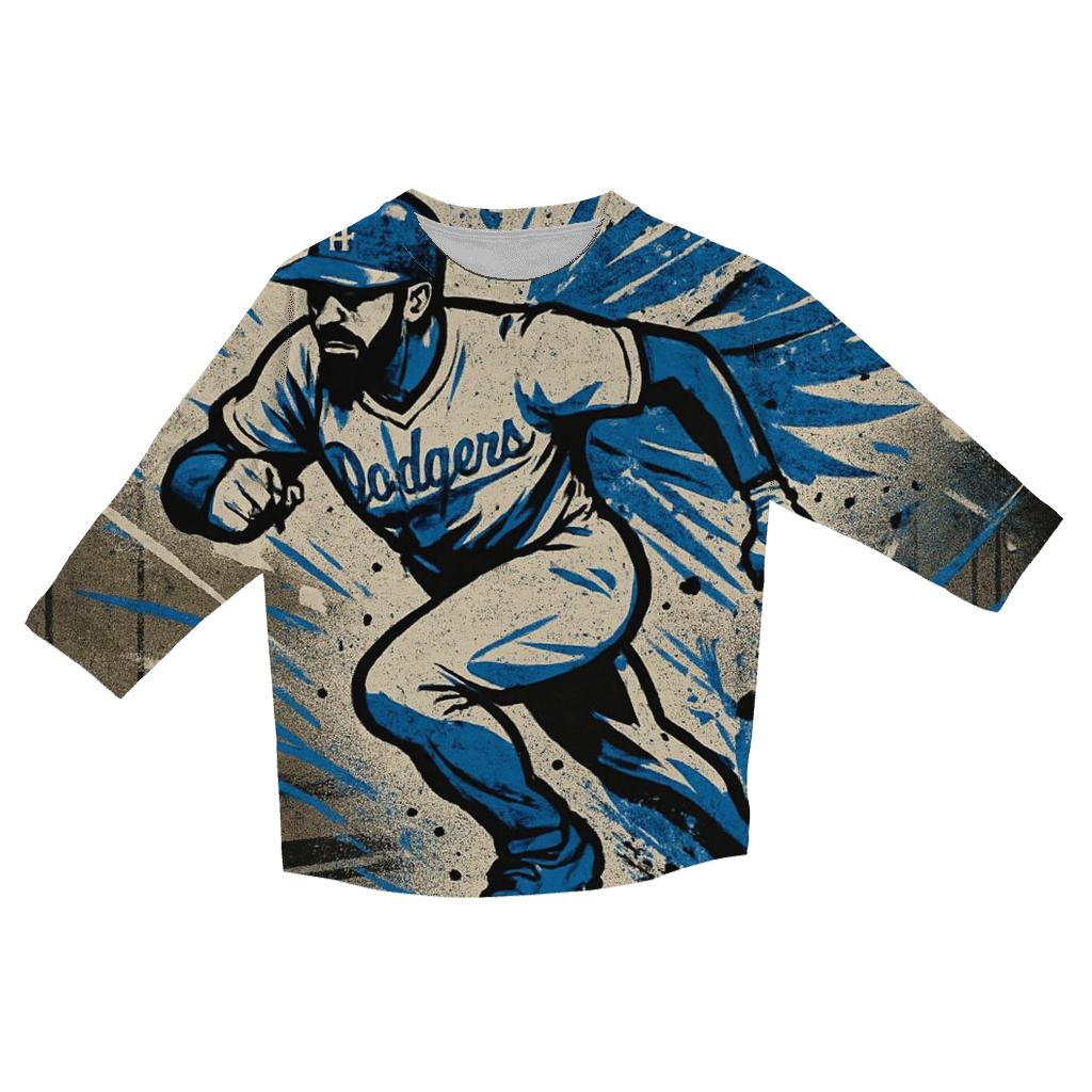 Graffiti Wings Of Speed Runner designer 3/4 sleeve blouses