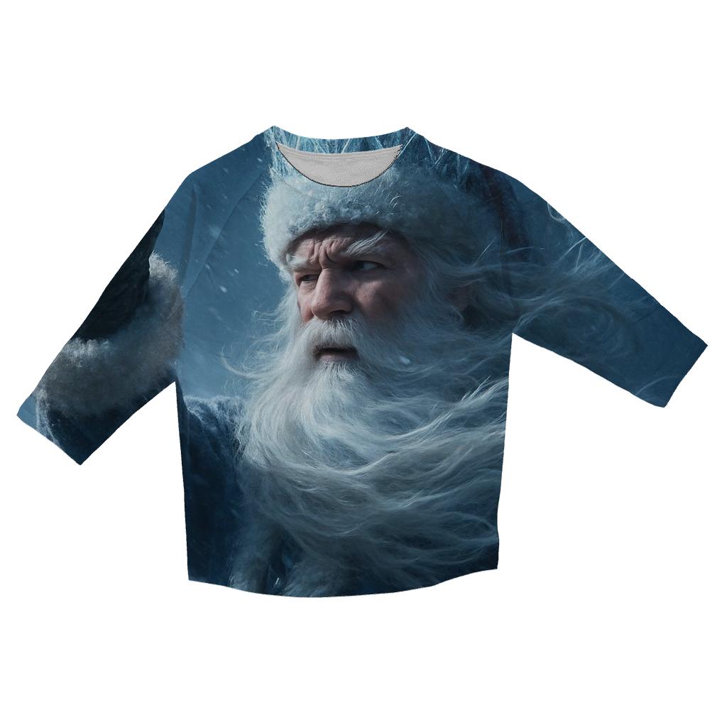 Blizzard Crown Santa Of The Northern Wilds trendy 3/4 sleeve tops