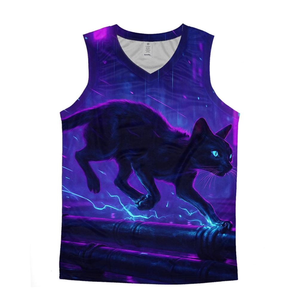 Neon Alley Whisker Runner casual summer tank tops
