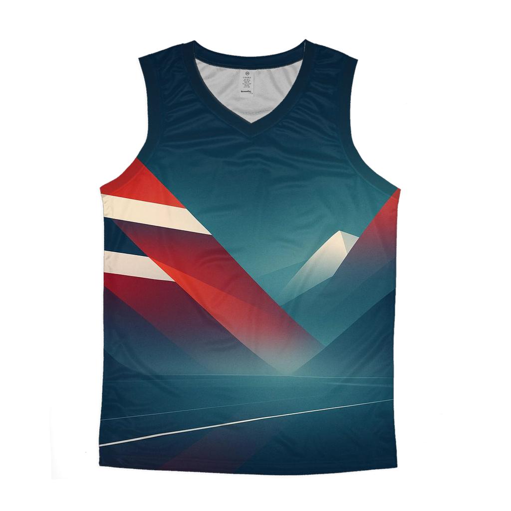 Aurora Fjord Flagscape Norway custom tank tops