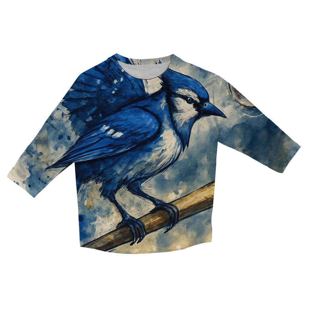 Bat Perch Blue Jays Storm Horizon fashion 3/4 sleeve shirts