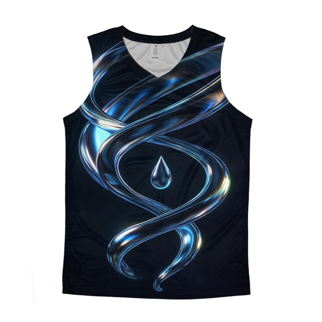 Molten Aurora Sculpture casual summer tank tops