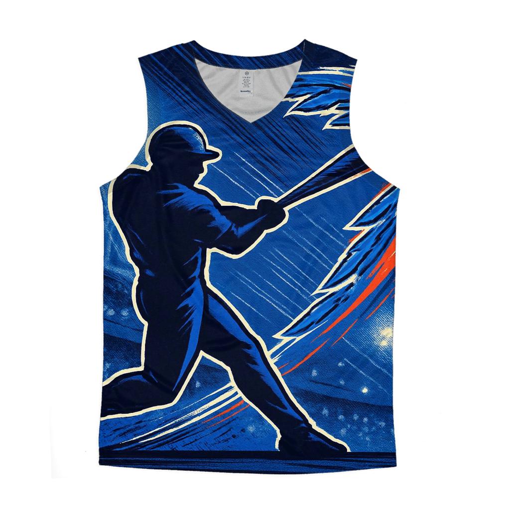Blue Jays Meteor Swing Silhouette stylish racerback tanks