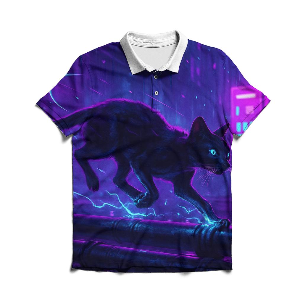 Neon Alley Whisker Runner casual sports polo shirts