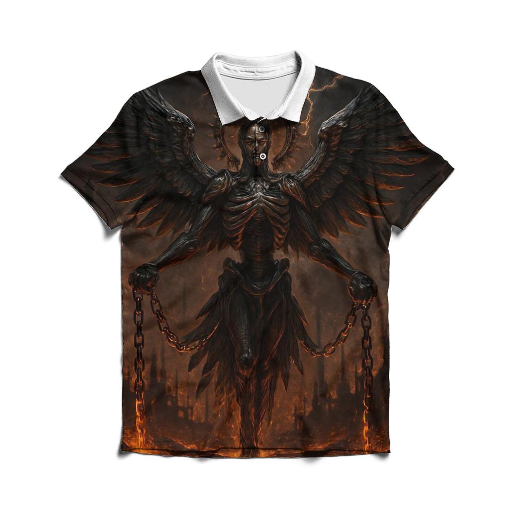 Iron Seraph Of The Furnace Abyss classic pique polos