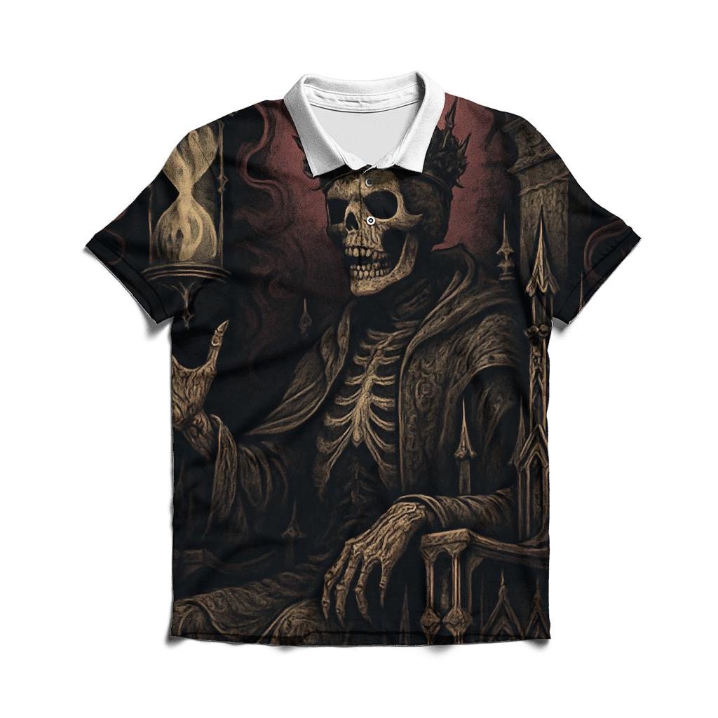 Throne Of The Hollow Crown King casual sports polo shirts