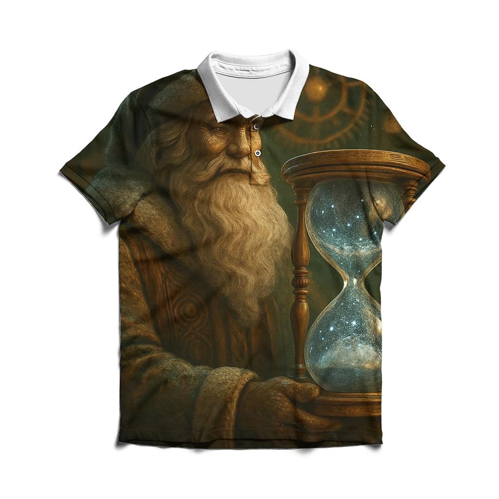 Frosted Workshop Timekeeper Santa designer slim fit polos