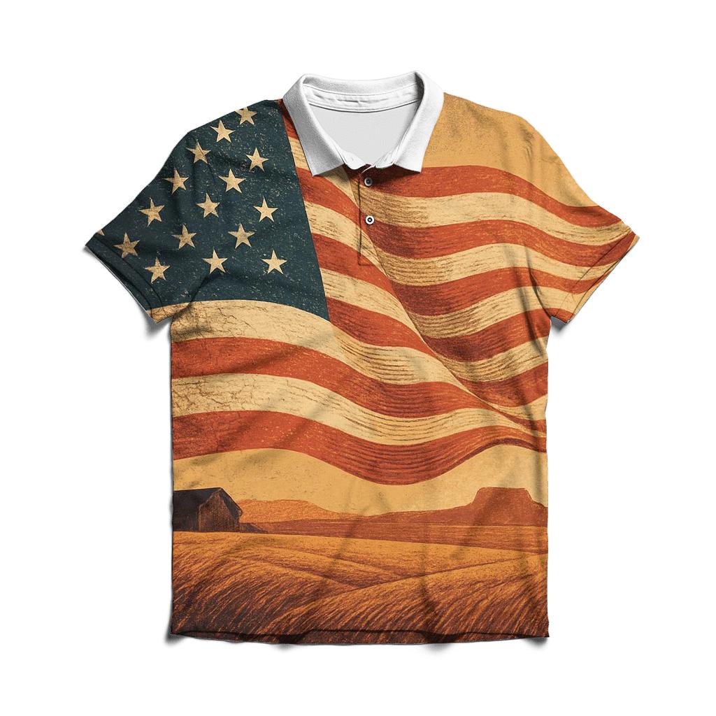 Prairie Wind Heritage Crest casual sports polo shirts