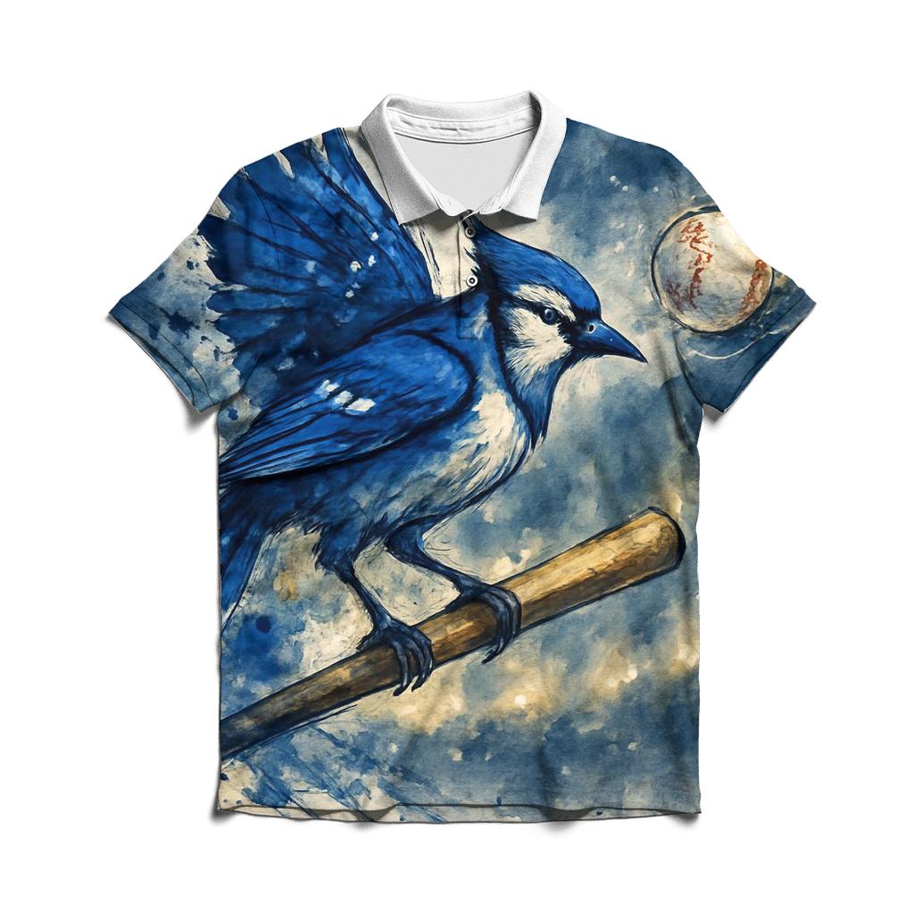 Bat Perch Blue Jays Storm Horizon classic pique polos
