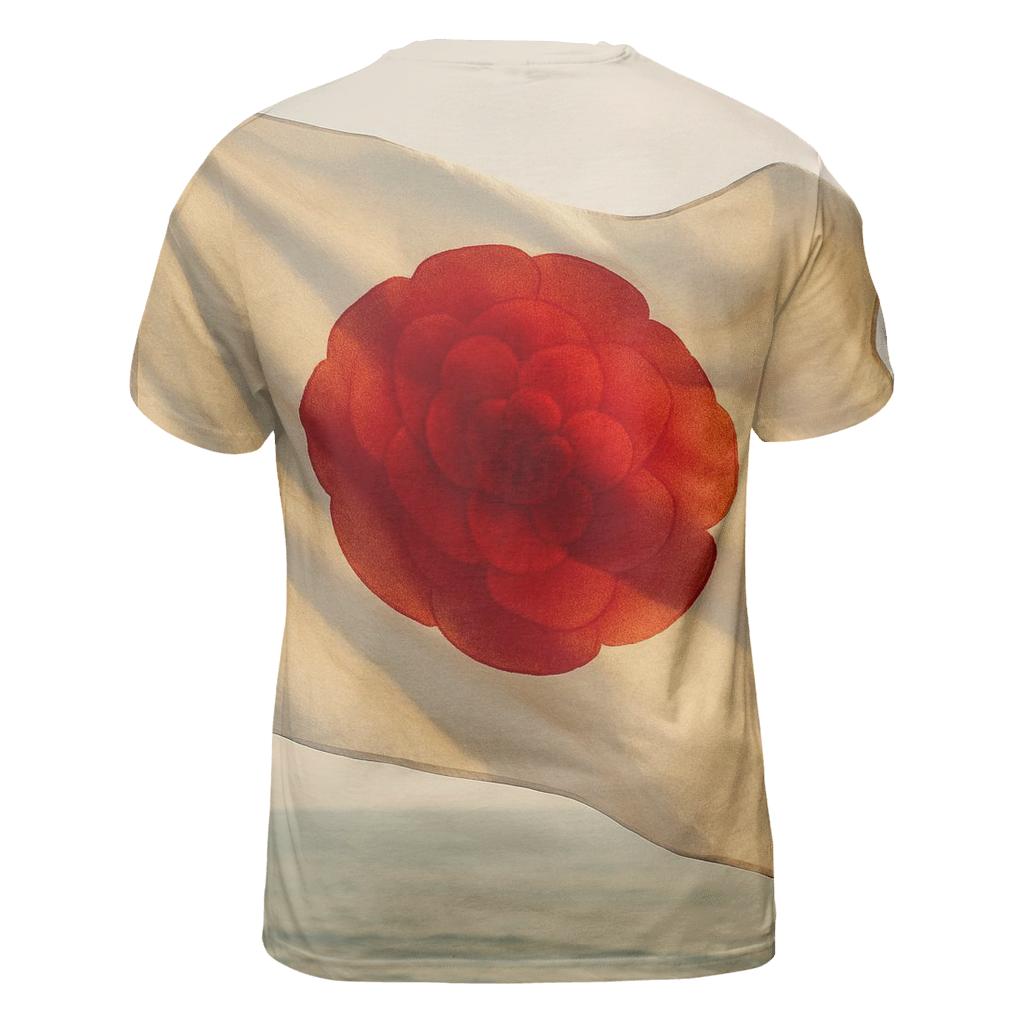 Rising Sun Fabric Bloom Japan statement graphic shirts