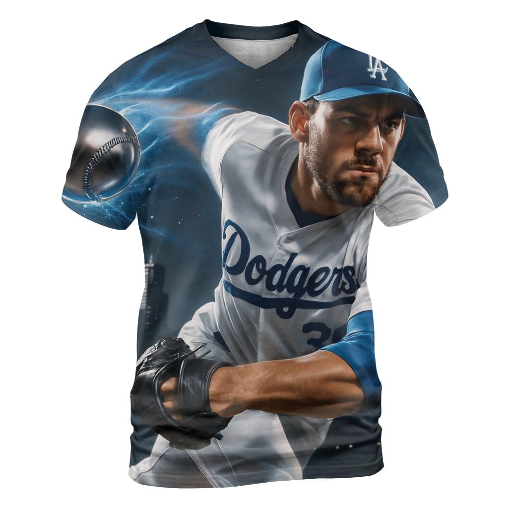 Chrome Fastball Over Downtown Lights custom all-over print shirts