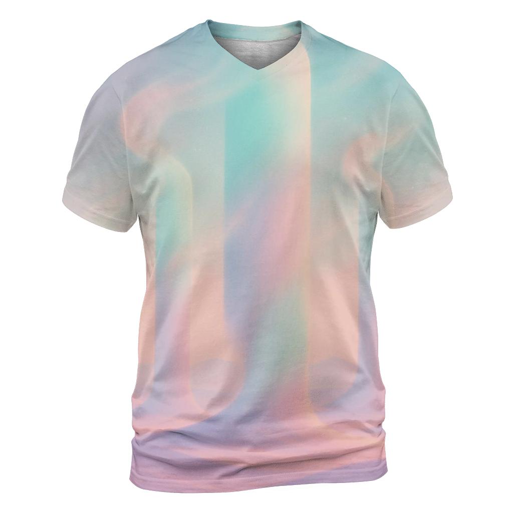 Pastel Mirage Monoliths trendy printed shirt styles