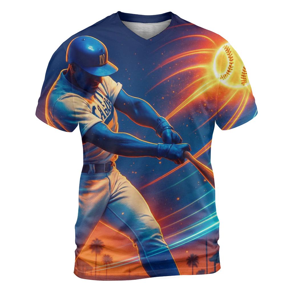 Sunset Seamstorm Batter Clash trendy printed shirt styles