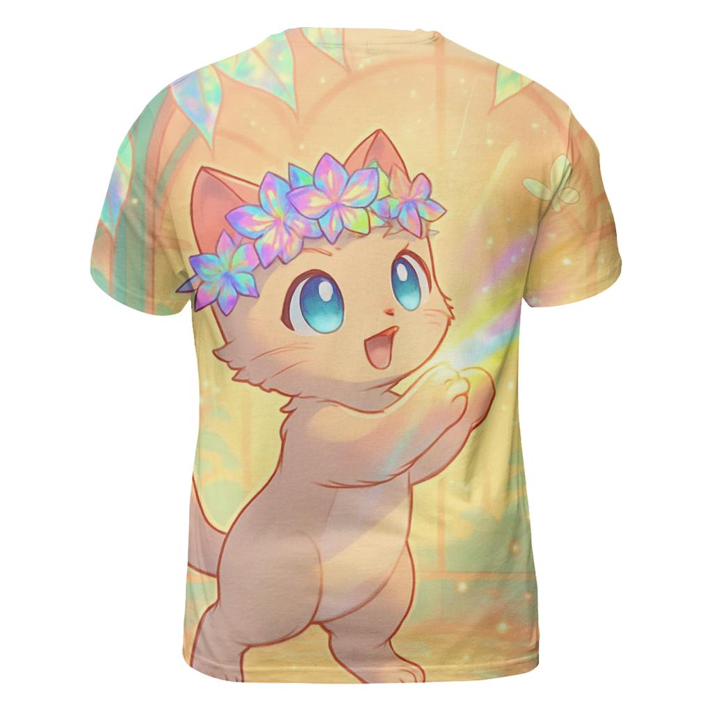 Garden Prism Crown Kitten designer pattern shirts