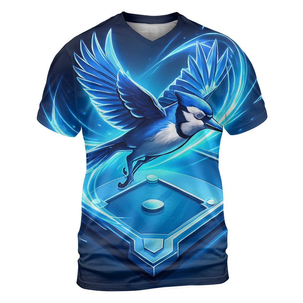 Diamond Pulse Blue Jays Lightburst custom all-over print shirts