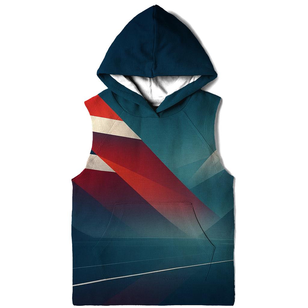Aurora Fjord Flagscape Norway premium hoodies
