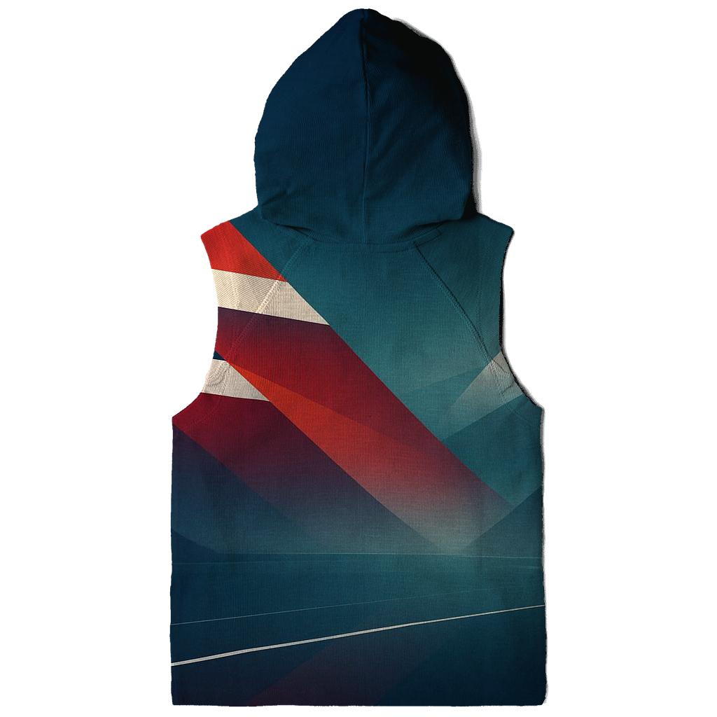 Aurora Fjord Flagscape Norway premium hoodies