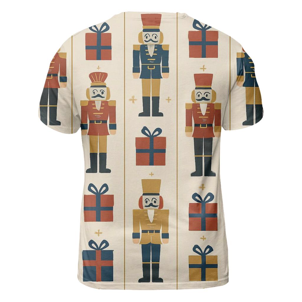 Nutcracker Parade Stripe Grid personalized full print shirts