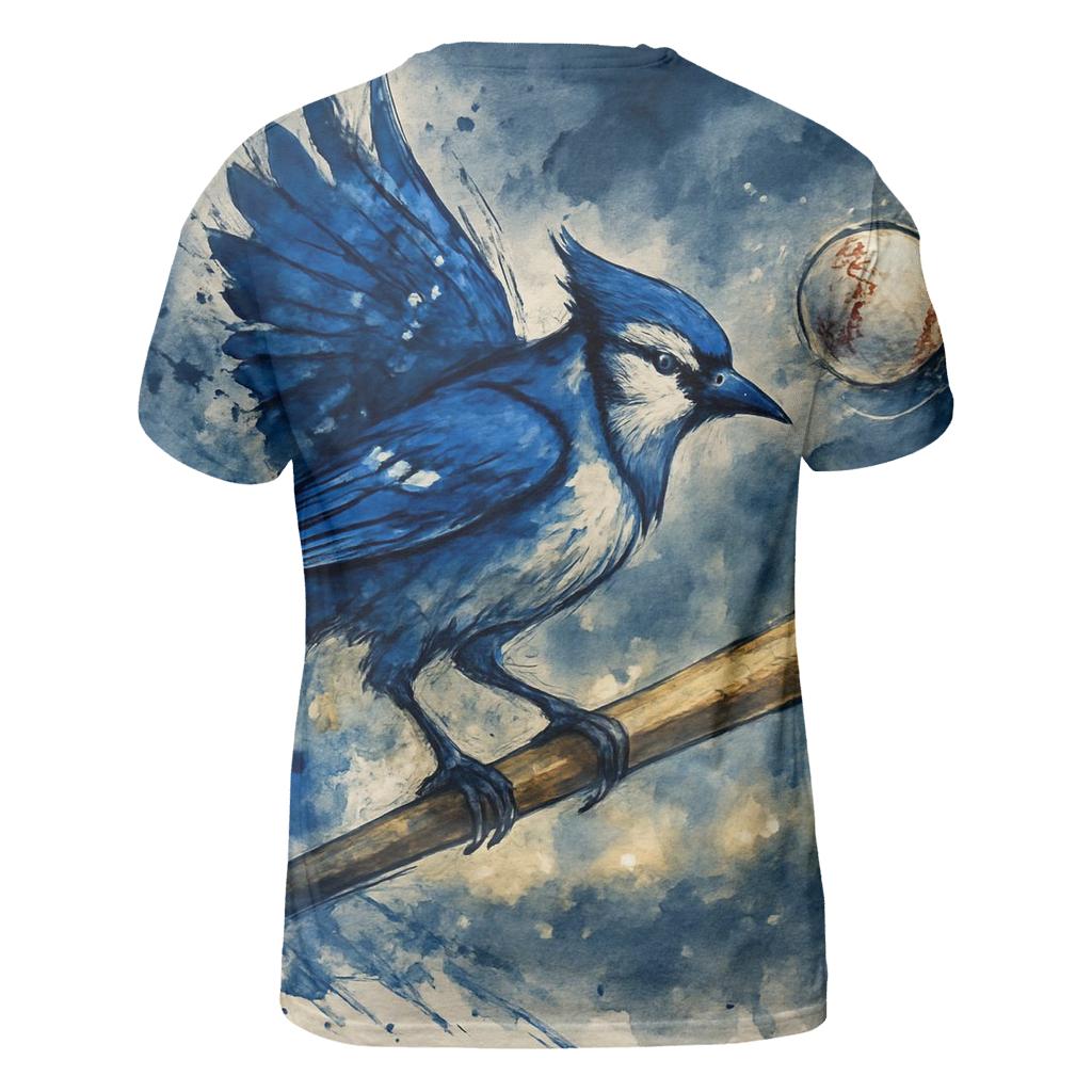Bat Perch Blue Jays Storm Horizon creative print fashion shirts