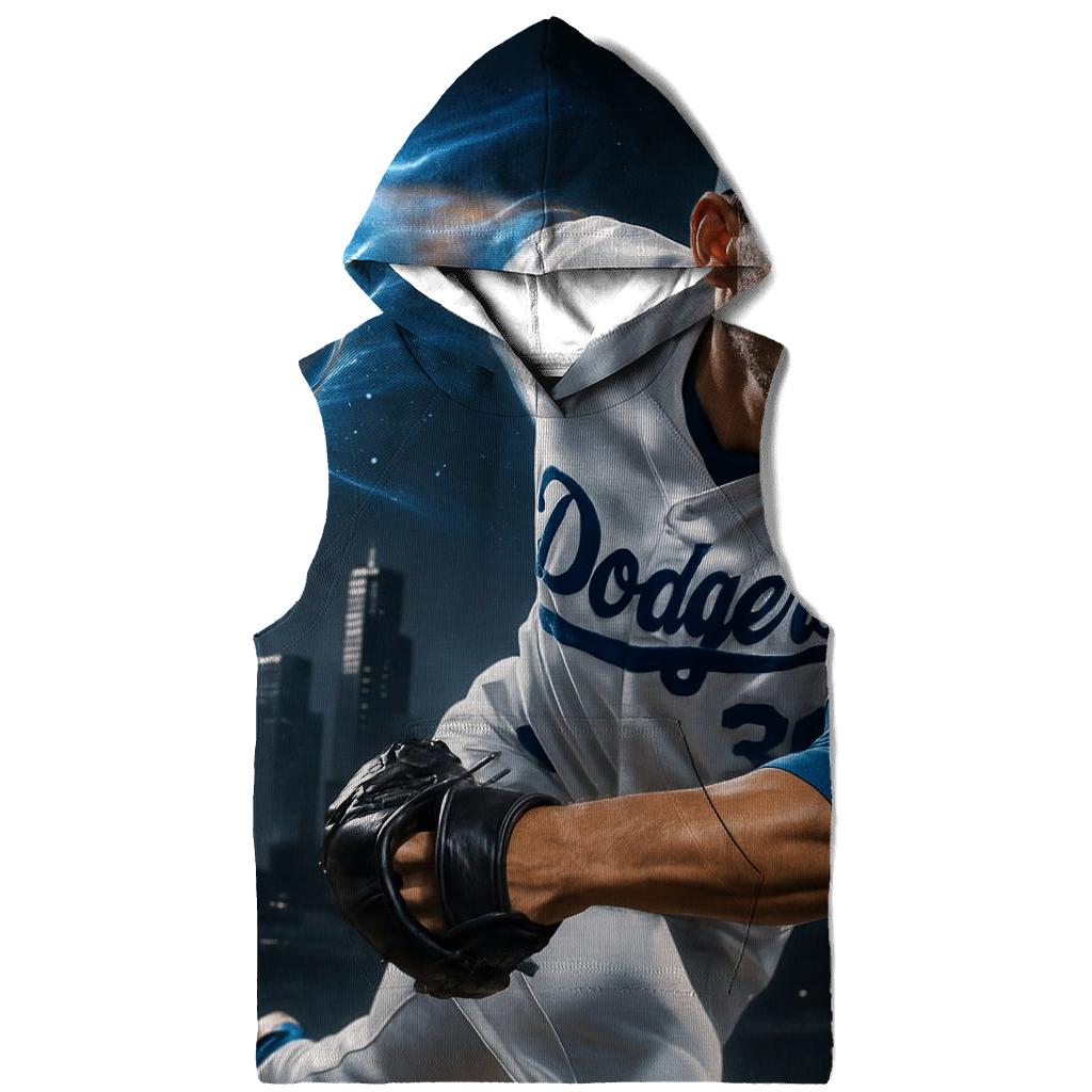 Chrome Fastball Over Downtown Lights zip-up hoodies