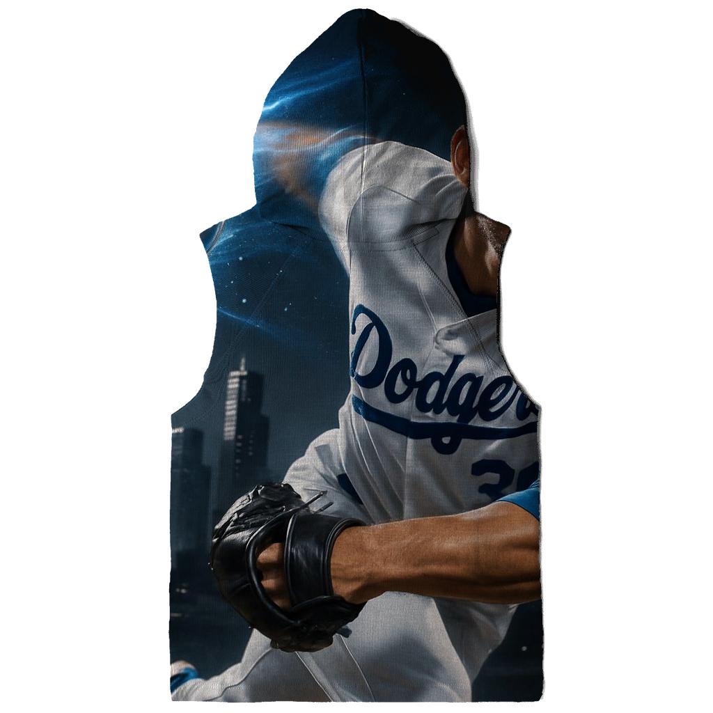 Chrome Fastball Over Downtown Lights zip-up hoodies