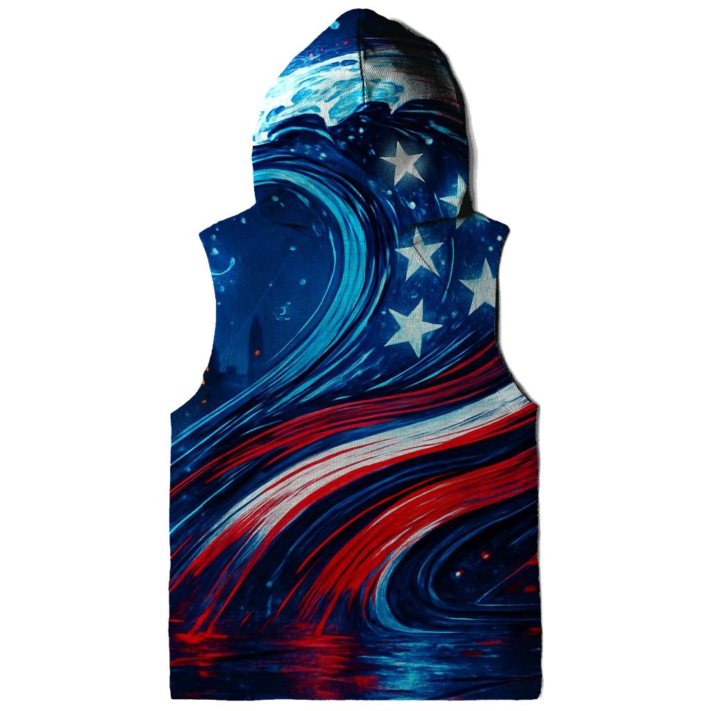 Neon Harbor Freedom Wave premium hoodies
