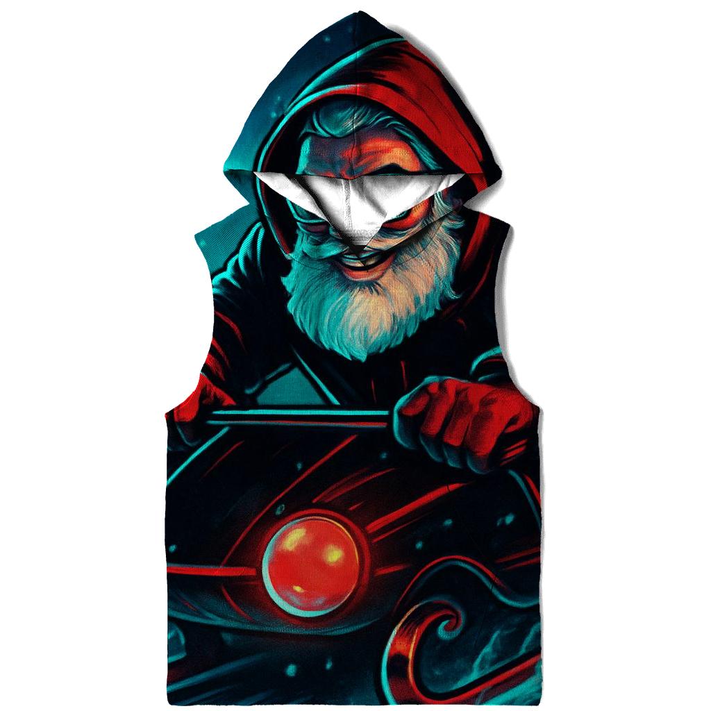 Neon Aurora Street Santa premium hoodies