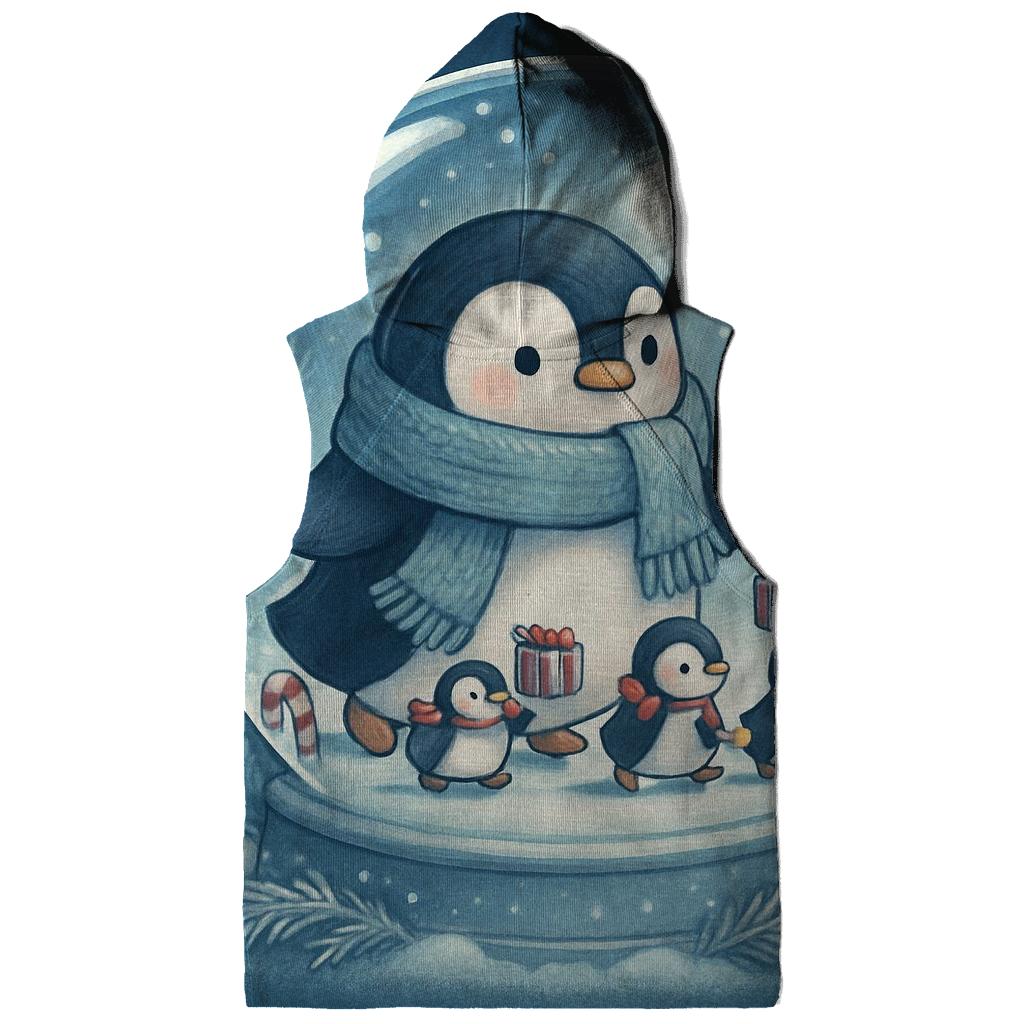 Snow Globe Penguin Parade hoodie styles