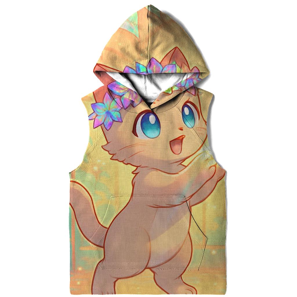 Garden Prism Crown Kitten premium hoodies