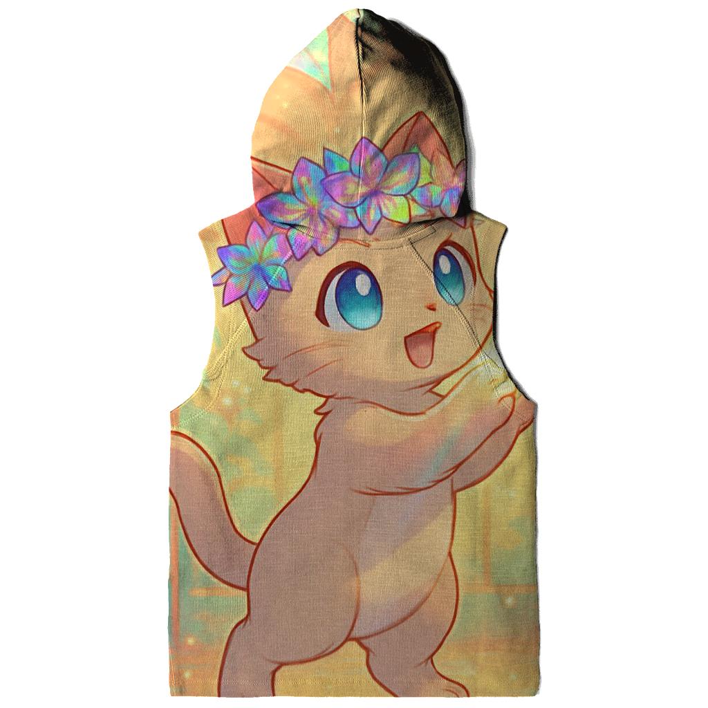 Garden Prism Crown Kitten premium hoodies