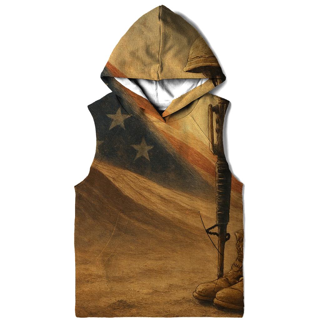 Desert Crosswind Flag Of Sand And Steel premium hoodies